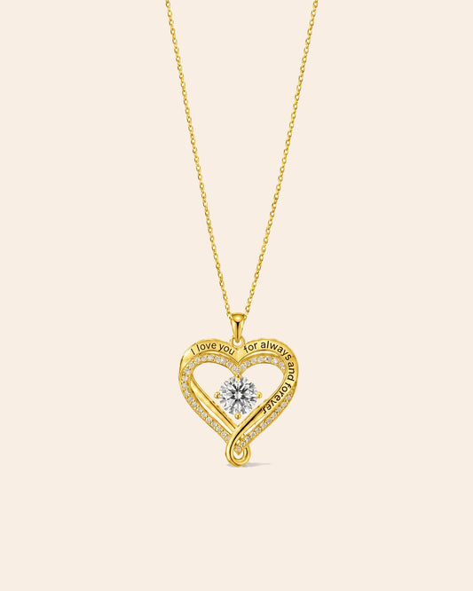 To My Love — Eternal Heart Necklace