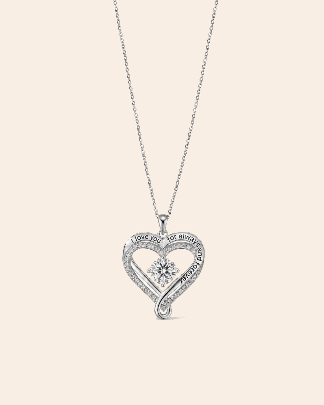 To My Love — Eternal Heart Necklace