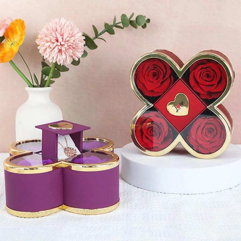 Hearts Entwined — Clover Rose Keepsake Box