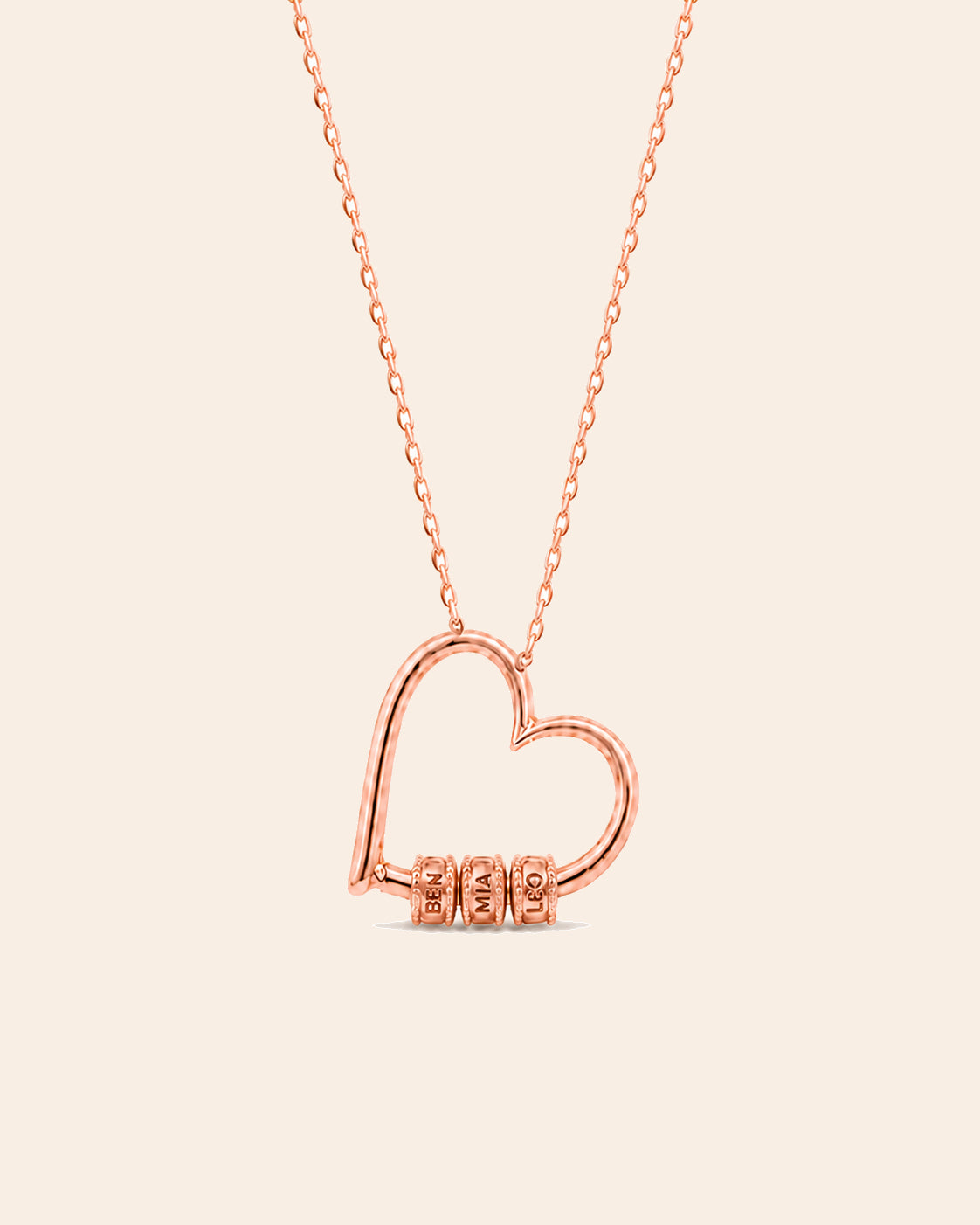 To My Mom — "Heart Bead" Necklace