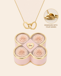 Hearts Entwined — Clover Rose Keepsake Box