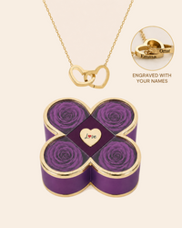 Hearts Entwined — Clover Rose Keepsake Box
