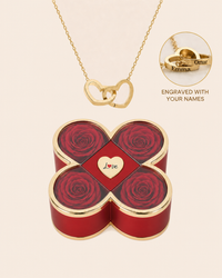 Hearts Entwined — Clover Rose Keepsake Box