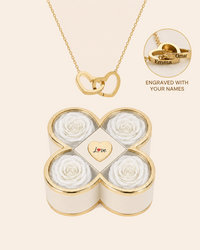 Hearts Entwined — Clover Rose Keepsake Box