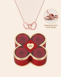 Hearts Entwined — Clover Rose Keepsake Box