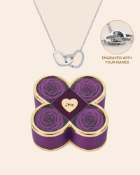 Hearts Entwined — Clover Rose Keepsake Box